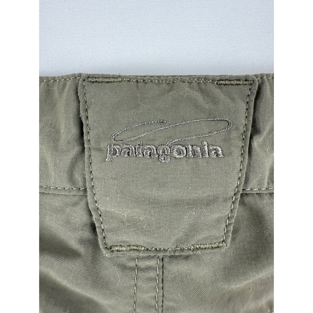 Patagonia Shorts Mens S Green Home Waters Elastic Waist Nylon Gorpcore Hike - Picture 3 of 6